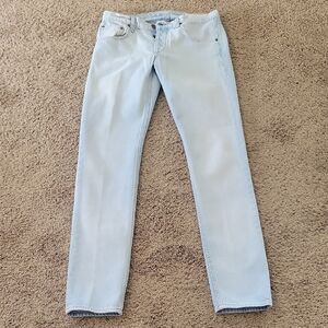 Ladies Rag & Bone Sky Light Blue Slim Fit Jeans